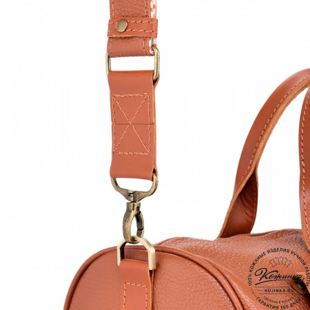 Женская кожаная сумка "Византия" (рыжая)